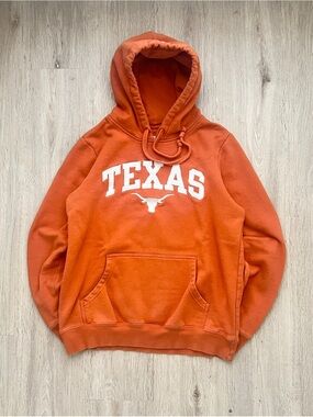 Vintage Texas Longhorns Embroidered Hoodie Womens Medium NCAA Football Y2K
